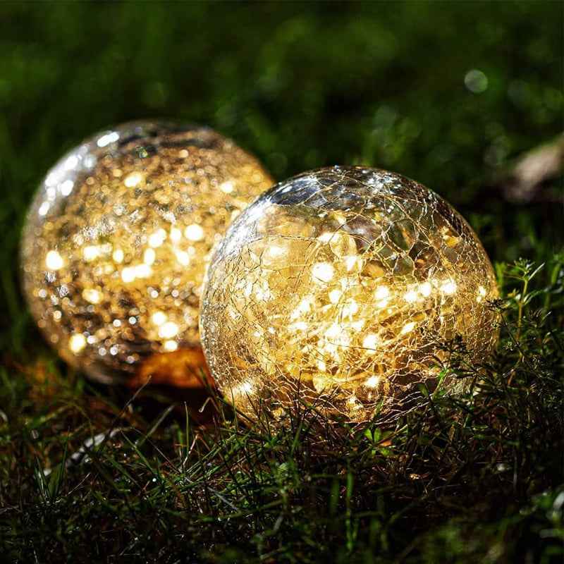 Hausen Solar-Powered Globe Lights