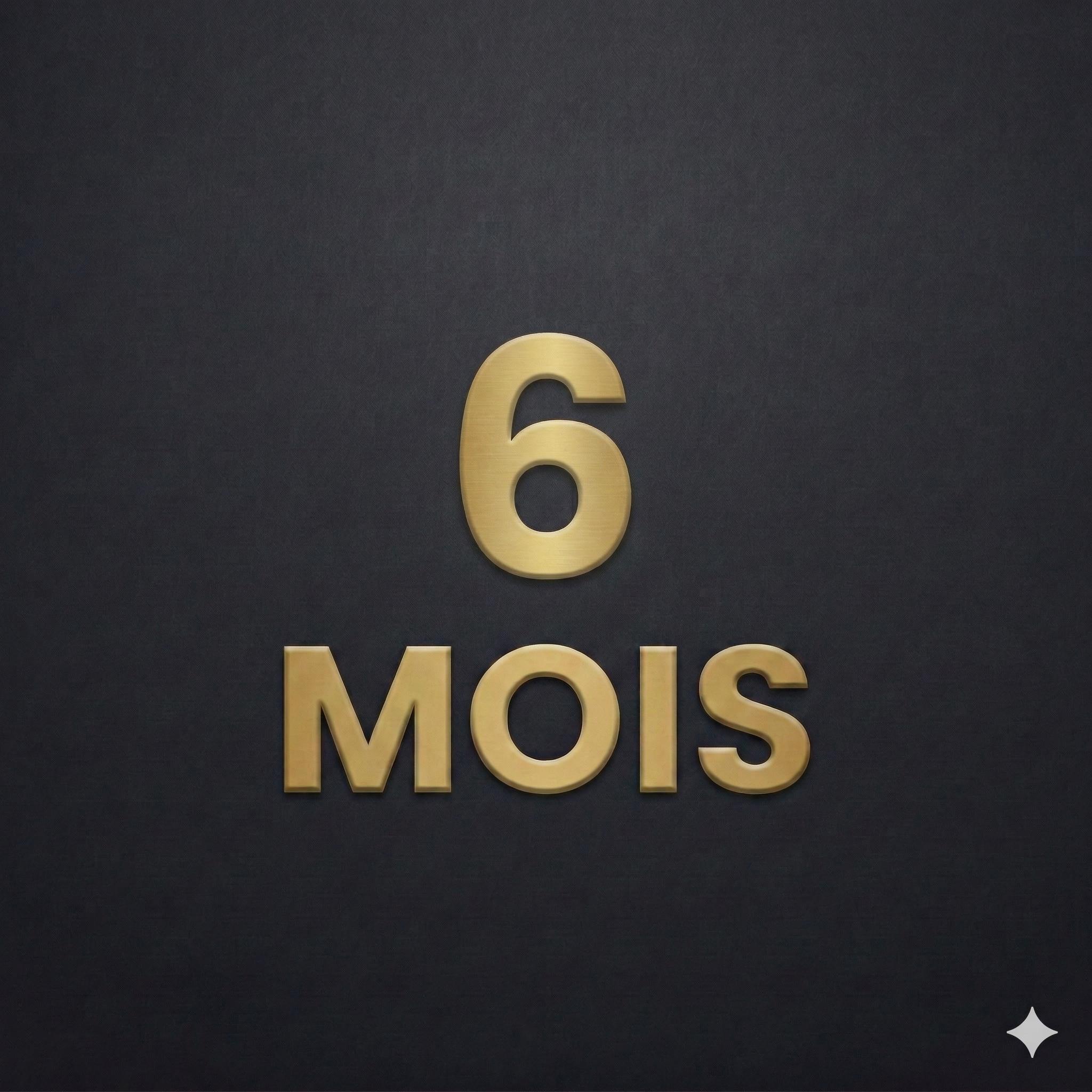 PACK 6 MOIS