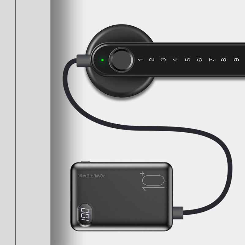 Hausen Bluetooth Fingerprint Smart Door Lock Handle with App Control