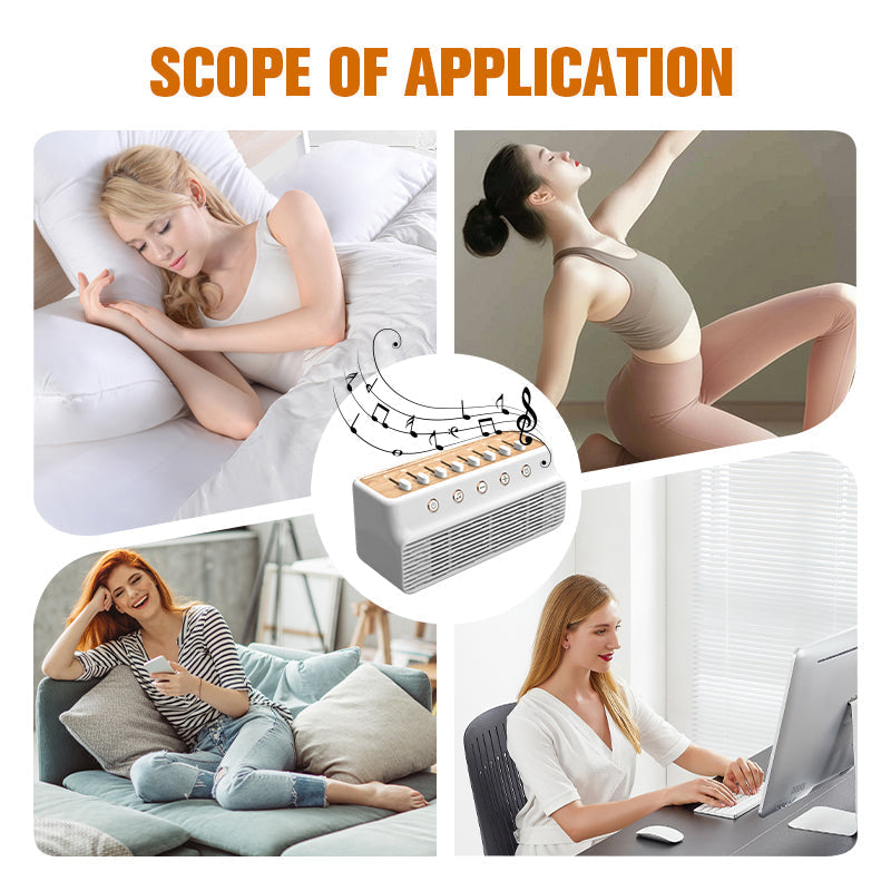 Hausen White Noise Therapy Device - Portable Sleep Sound Machine for Better Sleep